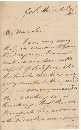 Lot #167 Charles, 2nd Earl Grey Handwritten Letter Signed - Image 1