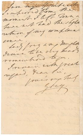Lot #167 Charles, 2nd Earl Grey Handwritten Letter Signed - Image 4
