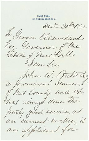 Lot #307 James Roosevelt Handwritten Letter Signed - Image 1