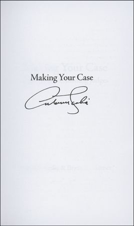Lot #326 Supreme Court: Antonin Scalia Book - Image 1
