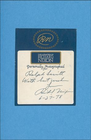 Lot #85 Richard Nixon Book - Image 1