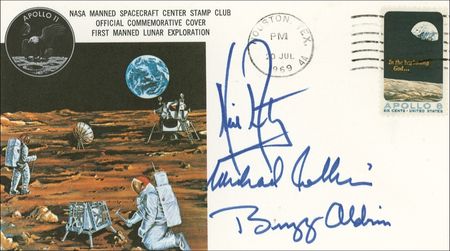 Lot #448 Apollo 11: Disaster preparedness: the Apollo 11 crew sign a “type 1” insurance cover - Image 3