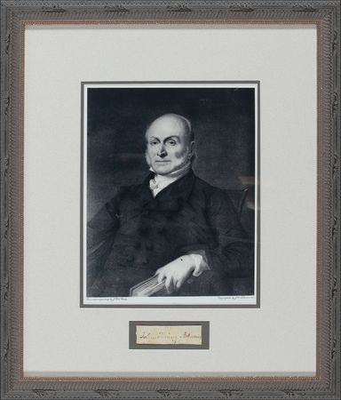 Lot #5 John Quincy Adams Signature