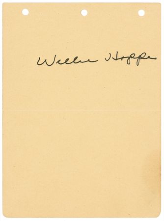 Lot #1400 Willie Hoppe and Jake Schaefer Signature - Image 1