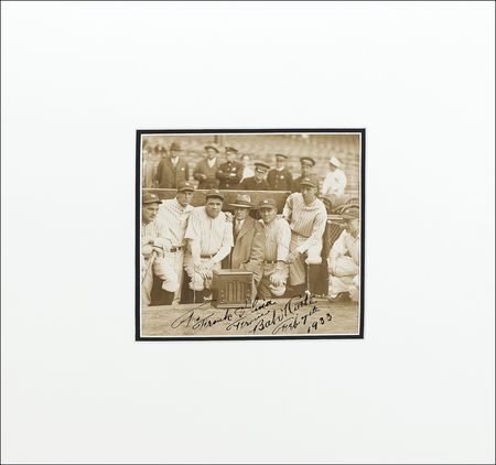 Lot #1482 Babe Ruth Signed Photograph - Image 1