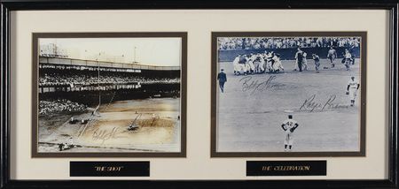 Lot #1495 Bobby Thomson and Ralph Branca Group Lot - Image 2