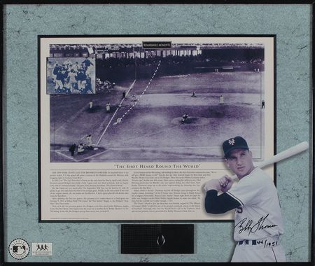 Lot #1495 Bobby Thomson and Ralph Branca Group Lot - Image 3