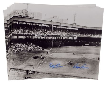 Lot #1495 Bobby Thomson and Ralph Branca Group Lot - Image 4