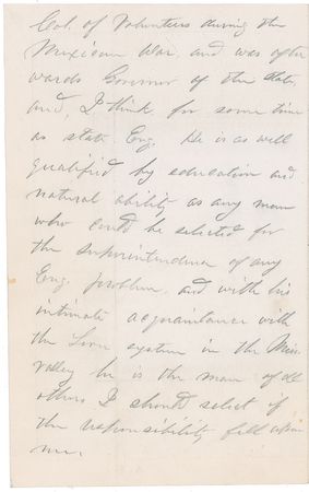 Lot #40 U. S. Grant: “He is well qualified by education and natural ability as any man who could be selected…he is the man of all others I should select if the responsibility fell upon me” - Image 2