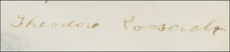 Lot #118 Theodore Roosevelt: Roosevelt signs an early naval commission for future Rear Admiral Schofield - Image 2