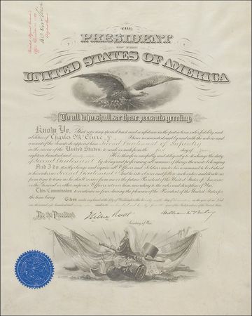 Lot #82 William McKinley Signed Document - Image 1