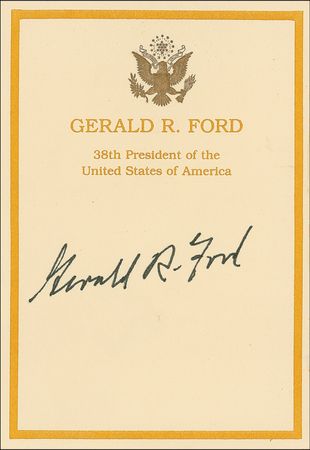 Lot #34 Gerald Ford Group Lot