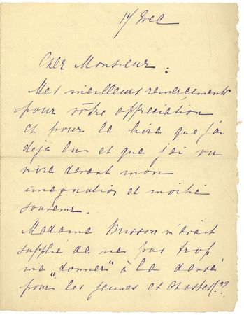 Lot #280 Mata Hari: The notorious German spy writes on performing for female spectators: “I don’t know why but I feel ill at ease, a feeling I do not otherwise experience…They are moved by what leaves you cold and vice versa” - Image 1
