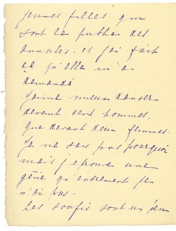 Lot #280 Mata Hari: The notorious German spy writes on performing for female spectators: “I don’t know why but I feel ill at ease, a feeling I do not otherwise experience…They are moved by what leaves you cold and vice versa” - Image 2