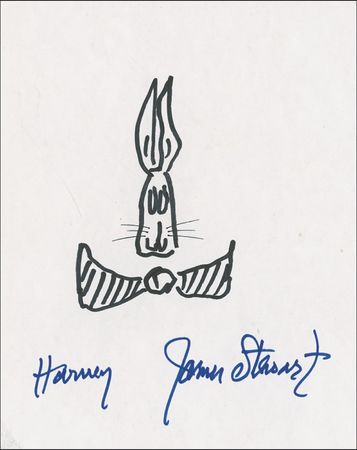 Lot #1275 James Stewart Sketch - Image 2