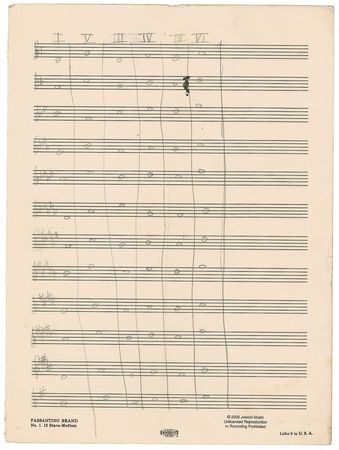 Lot #780 John Coltrane: Musical manuscript from Coltrane’s pinnacle studio piece, A Love Supreme - Image 1