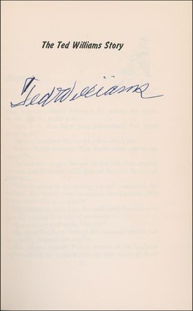 Lot #1509 Ted Williams Book - Image 1