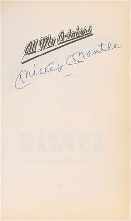 Lot #1431 Mickey Mantle Book - Image 1