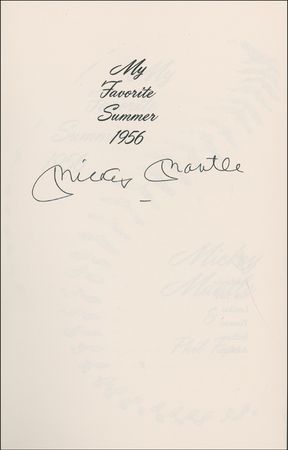 Lot #1432 Mickey Mantle Book - Image 1