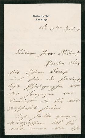 Lot #195 Edward VII Handwritten Letter Signed - Image 1