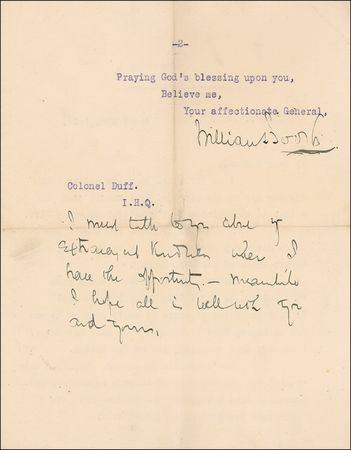 Lot #153 William Booth Typed Letter Signed - Image 2