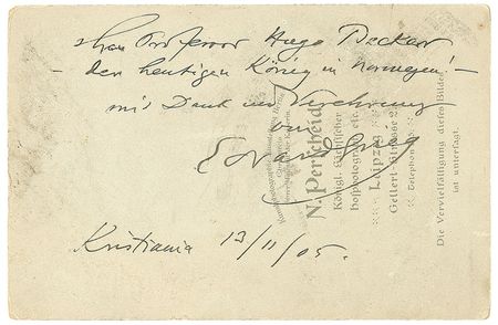 Lot #808 Edvard Grieg: Norway’s most esteemed composer - Image 1