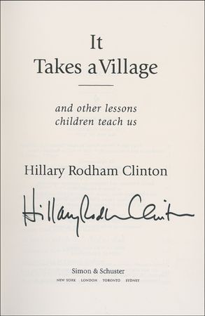 Lot #20 Hillary Clinton Book