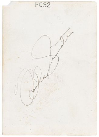 Lot #925 Frank Sinatra Signed Photograph - Image 2