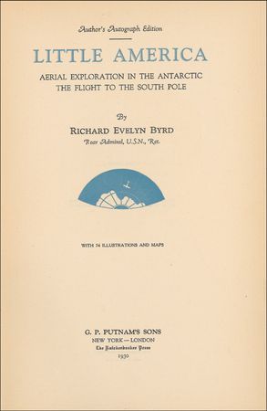 Lot #160 Richard E. Byrd Book - Image 2