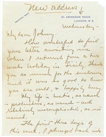 Lot #1241 Tyrone Power: ?We had a long talk?and for once I was honest?She?wants the things out of life, & a man, that I am unprepared to give? - Image 1