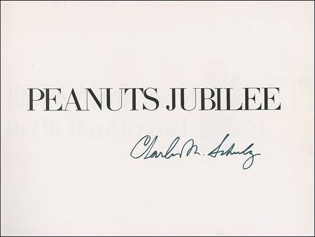 Lot #732 Charles Schulz Book - Image 1