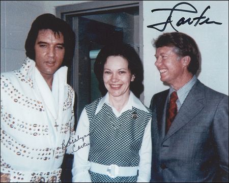 Lot #13 Jimmy and Rosalyn Carter Signed Photograph