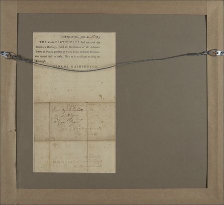 Lot #139 George Washington: Washington discharges a Revolutionary drum major just three months before the Treaty of Paris - Image 3