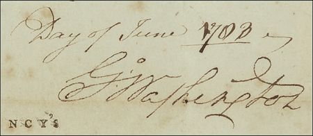 Lot #139 George Washington: Washington discharges a Revolutionary drum major just three months before the Treaty of Paris - Image 4