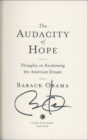Lot #91 Barack Obama Book - Image 1