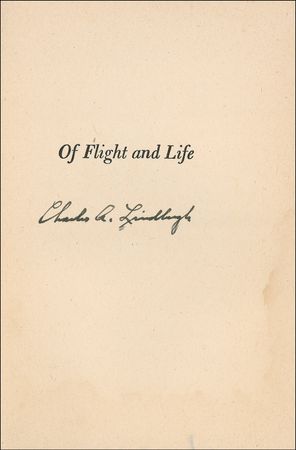 Lot #485 Charles Lindbergh Book - Image 1