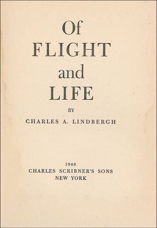 Lot #485 Charles Lindbergh Book - Image 2