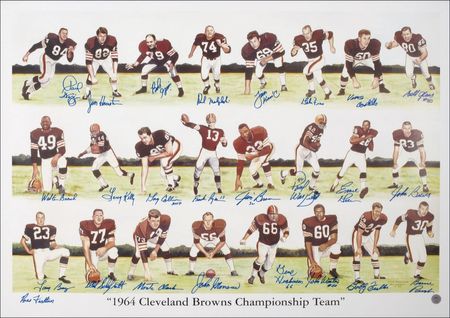 Lot #1304 Cleveland Browns Group Lot - Image 1