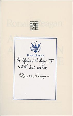 Lot #99 Ronald Reagan Book - Image 1
