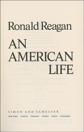 Lot #99 Ronald Reagan Book - Image 2