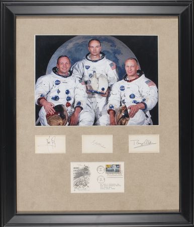 Lot #419 Apollo 11 Signatures - Image 1