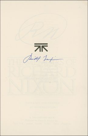Lot #90 Richard Nixon Book - Image 1