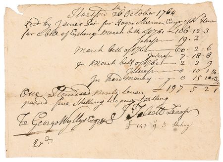 Lot #191 Declaration of Independence: Roger Sherman Signature - Image 1