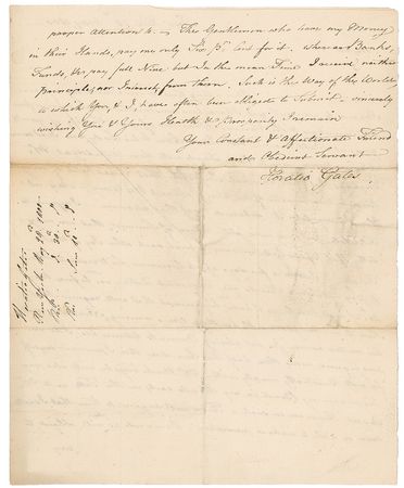 Lot #363 Horatio Gates: Gates becomes frustrated at unpaid loans - Image 2