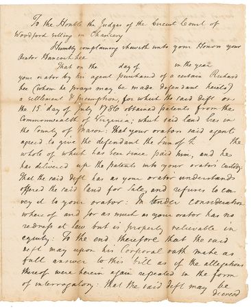 Lot #172 Henry Clay Signed Document - Image 1