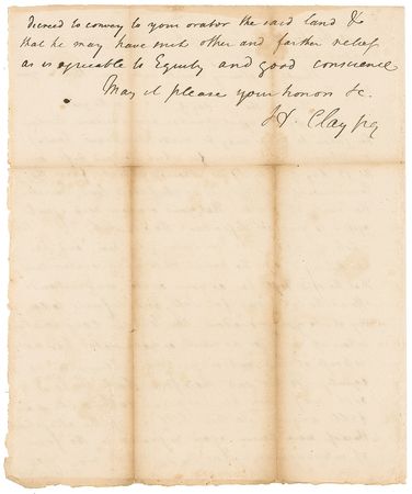 Lot #172 Henry Clay Signed Document - Image 2