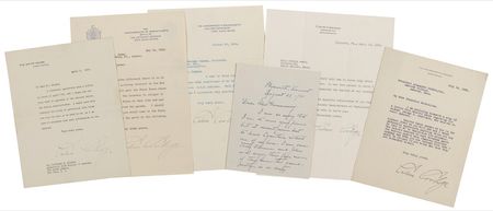 Lot #28 Calvin and Grace Coolidge Group Lot