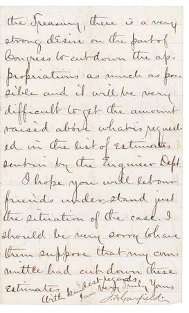 Lot #42 James A. Garfield: Garfield walks a political financial tightrope between local support and national aspirations - Image 3