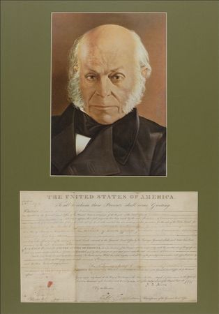 Lot #2 John Quincy Adams Signed Document