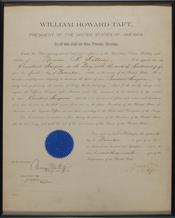 Lot #124 William H. Taft Signed Document - Image 1